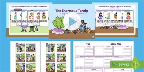 'The Enormous Turnip' Story Map Activity | English | Twinkl