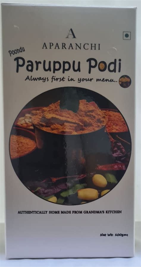Aparanchi Paruppu Podi 100g – Chennai Grocers