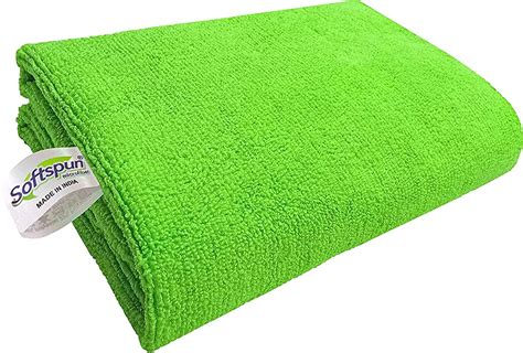 SOFTSPUN Microfiber Car Cleaning,Detailing & Polishing Cloth - 40X60 ...