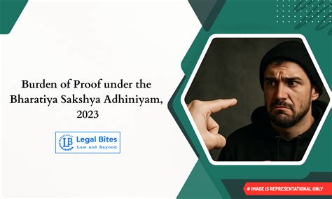 Rules Relating to the Burden of Proof under the Bharatiya Sakshya ...
