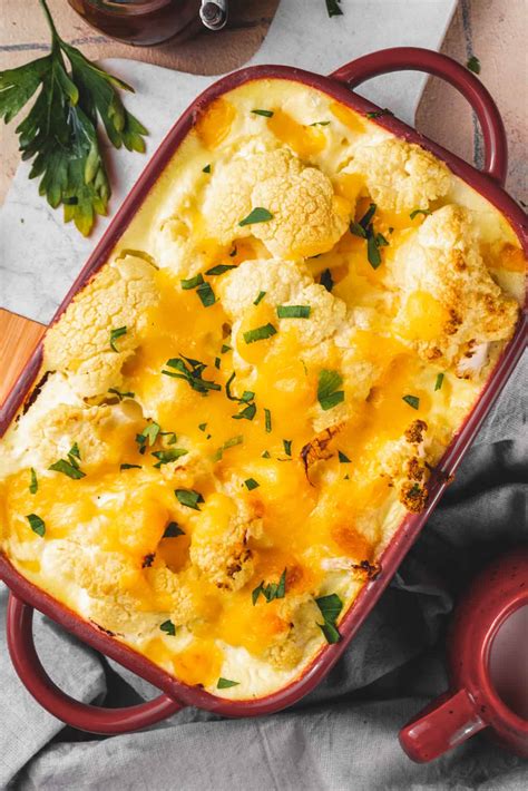 Easy Cheesy Cauliflower Bake Recipe at Tyson Bathurst blog