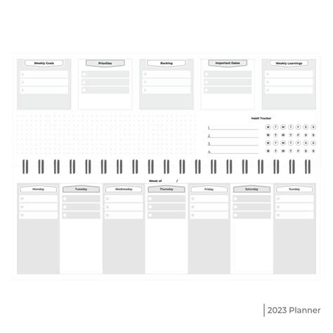 Solo Weekly Success Planner - SCOOBOO - Solo