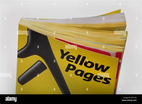 Yellow pages phone directory hi-res stock photography and images - Alamy