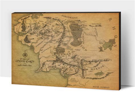 Middle Earth Map The Hobbit