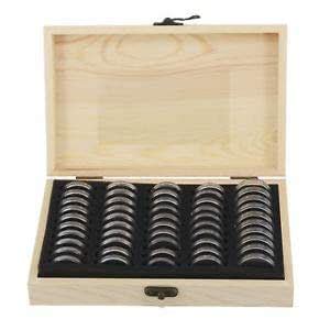 Generic Hot~Wooden Coins Display Storage Box Case for Slab Certified ...