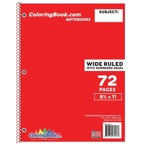 Image result for Wide Ruled Notebook