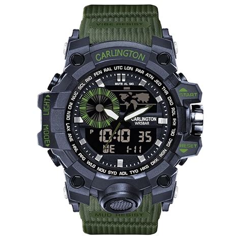 Buy Carlington Resin Endurance Analog-Digital Sports Watch For Men And ...