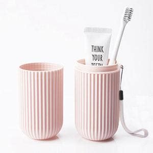Raxon Innovation Capsule Shape Travel Toothbrush Toothpaste Case Holder ...