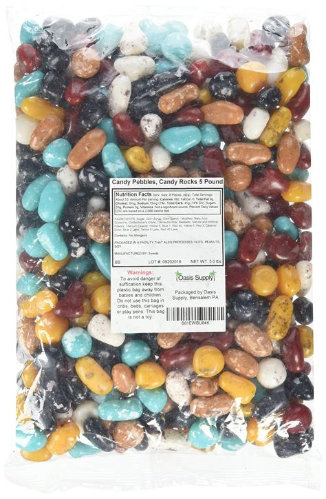 candy coated chocolate rocks