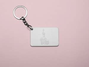 Tulip Art Tabla Printed Acrylic Keychain (Set of 2) Key Chain Price in ...