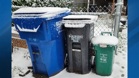 Icy roads impacting trash pickup in King County