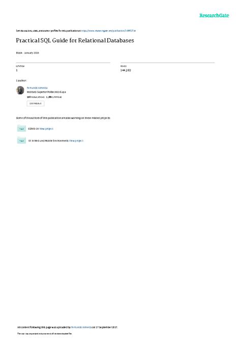 Book SQL - Book of SQL - See discussions, stats, and author profiles ...