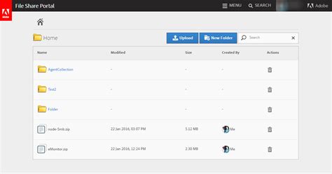 Share large files with Adobe Support