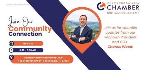 Community Connection: Chamber Updates with President & CEO Charles Wood ...
