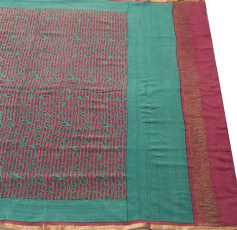 Shop Online for 100% Pure Silk Vintage Indian Sarees Dupatta Fabrics ...
