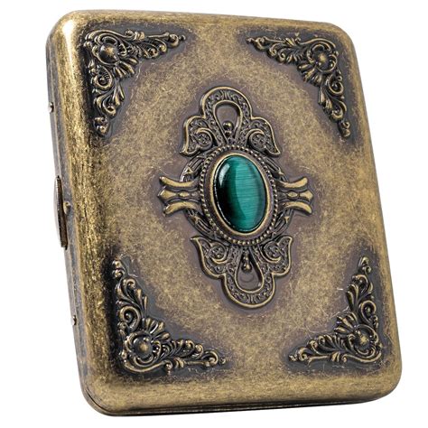 Buy GUSTAVE® Metal Cigarette Case, Vintage Case, Metal Plated Copper ...