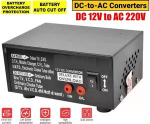 Divinext 12V DC to 220V AC Converter DC to AC Charger 12 Volt Solar ...