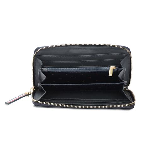 Tommy Hilfiger Miley Women's Leather Zip Around Wallet — BAGLINE