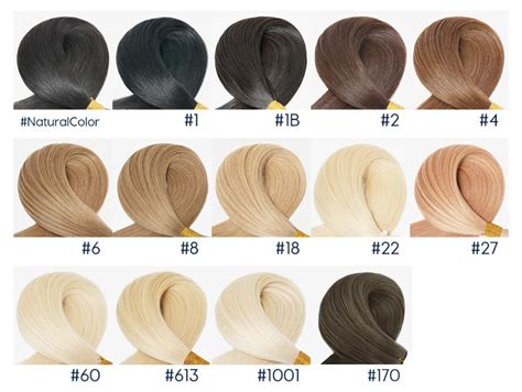 Image result for Wig Color Chart with Numbers