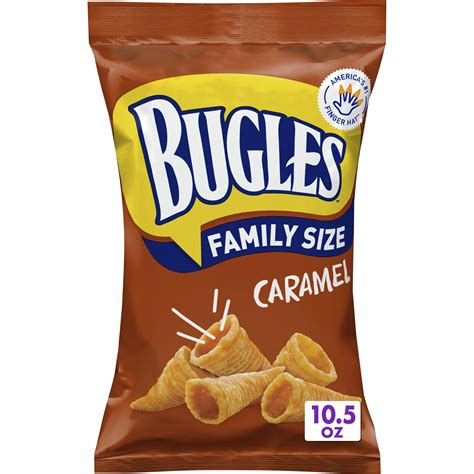 Bugles Original Party Chips Crispy Corn Snacks, Sweet & Salty Caramel ...