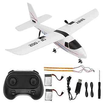 MYADDICTION Foam Rc Plane DIY Flight Toys Fixed Wing 2 Channel for Kids ...