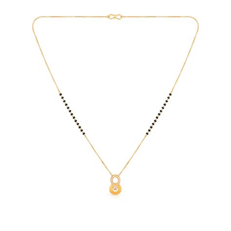 Buy Malabar Gold & Diamonds Yellow Gold Mangalsutra for Women 22k ...