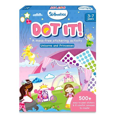 Buy Skillmatics Art Activity Dot It! Unicorns & Princess - No Mess ...