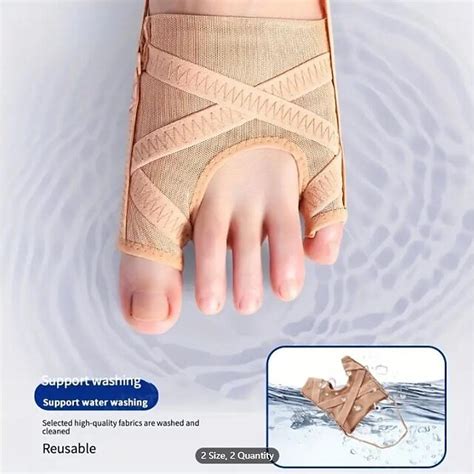 1 Pairs Toe Correction Socks, Toe Overlapping Separator, Ultra-thin ...