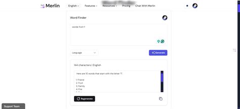 Free Word Finder by Merlin.AI