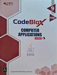 Buy KIPS CodeBlox Computer Applications with bluej Java Class 9, Book ...
