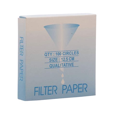 EISCO - Premium Filter Paper, Qualitative Filter Paper, Dia. - 12.5 cm ...