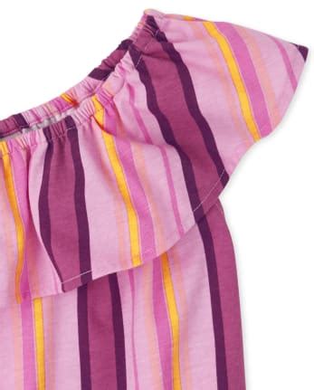 Womens Mommy And Me Short Sleeve Striped Knit Matching Ruffle Dress ...