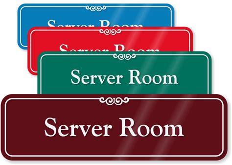 Computer Data Processing Area Signage Signs 的图像结果