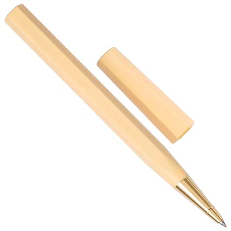 Ystudio Glamour Evolve Ocean Sustainable Dawn Yellow Roller Ball Pen 1