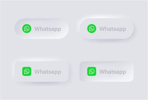 Neumorphic whatsapp logo icon for popular social media icons logos in ...