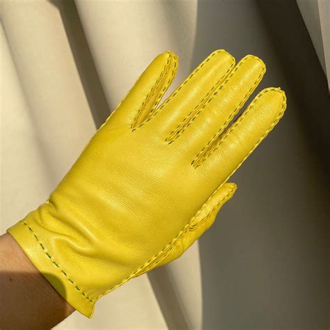 Bespoke Leather Gloves,unisex,womens Leather Gloves,blask Leather ...