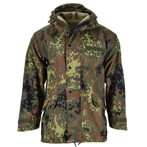Mil-Tec German Army Field Jacket - Flecktarn Camo, India | Ubuy