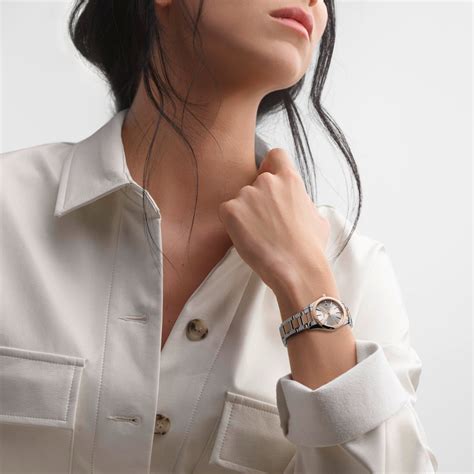 Longines Conquest Classic Women Quartz White Dial Analog Stainless ...