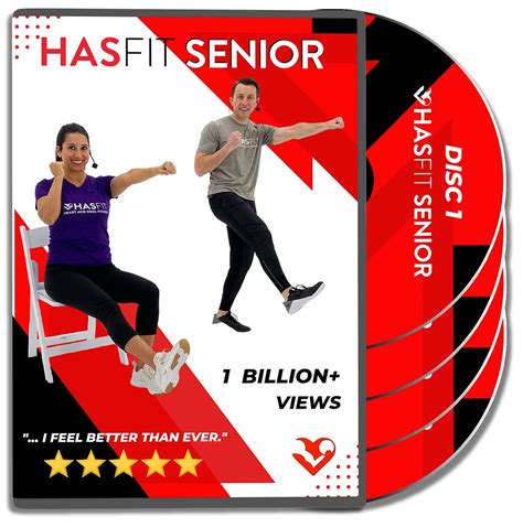 Buy HASfit Exercises for Seniors DVD - 4 Discs - 16 Senior Workouts for ...