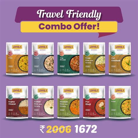 Travel Friendly Combo Offer – Ready-to-Eat Meals for Easy Travel ...