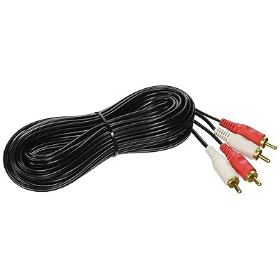 Buy Yovus Dual RCA Audio Cable 30ft Long for Stereo CD DVD Amplifier ...