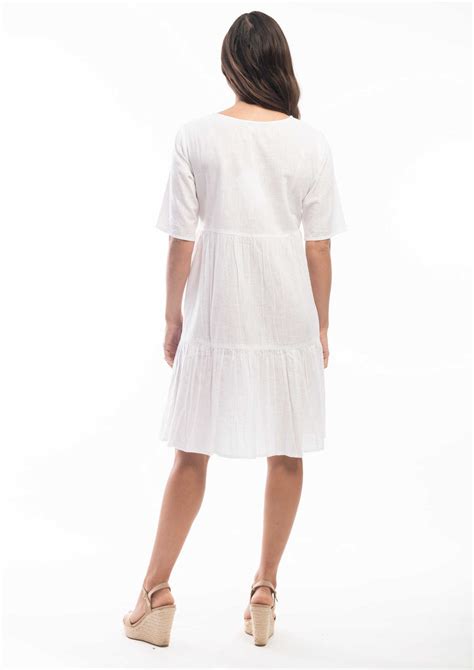 SHOP ORIENTIQUE LINEN BLEND DRESSES - JUNGLE ROAD