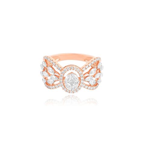 Buy Leaf Radiance Diamond Cocktail Ring ORG25K86 Online at ORRA.