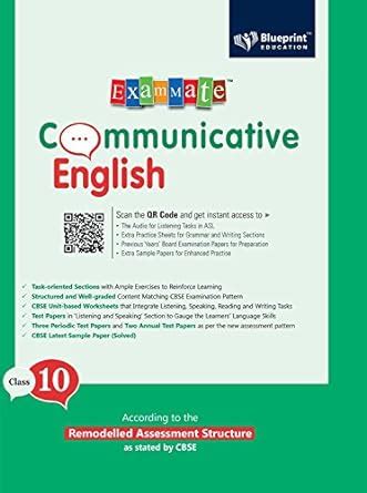 Amazon.in: Buy Exam Mate Communicative English 10 Book Online at Low ...