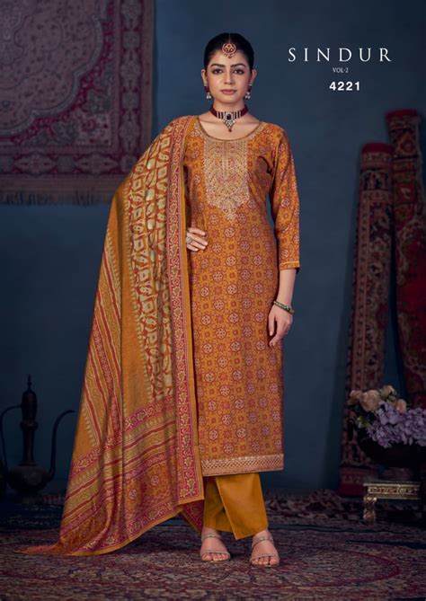 Sindur Vol 2 Rang Muslin Pant Style Suits – Kavya Style Plus