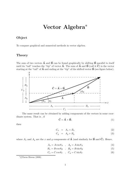 Vector Algebra Basics 的图像结果