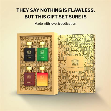 Shop English Origin Perfume Gift Set For Men 120ml – Royal British ...