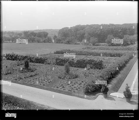 Peabody, Andover Street, views, garden at Mrs. Jacob C. Rogers Estate ...