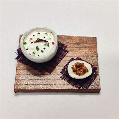 Buy TK Toy Curd Rice with Pickle Handmadw Fridge Magnet Online at Low ...