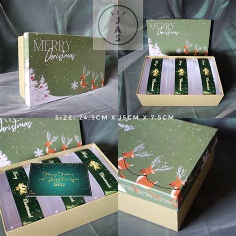 Jual kotak kue 24,5x15x7,5 hardbox / hand made / hampers box edisi ...